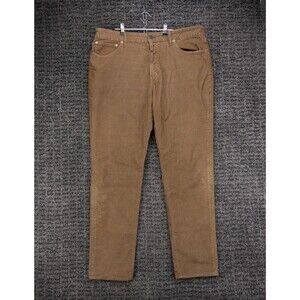 American Eagle Pants Mens 38x34 Actual 39x33 Brown Athletic Fit Corduroy Stretch